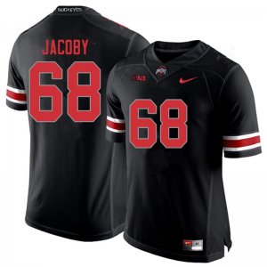 Men's Ohio State Buckeyes #68 Ryan Jacoby Blackout Nike NCAA College Football Jersey Lifestyle HWZ7644BB